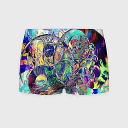 Трусы-боксеры мужские Сплетенные круги Инь Ян, цвет: 3D-принт