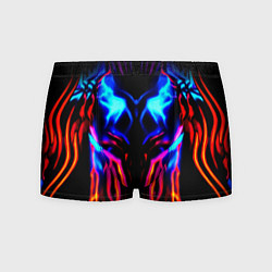 Трусы-боксеры мужские Неоновый киберкостюм, цвет: 3D-принт