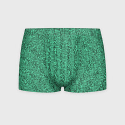 Трусы-боксеры мужские Мозаика нефритовый зелёный, цвет: 3D-принт