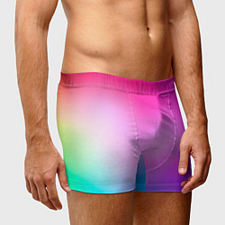 Трусы-боксеры мужские Colorful gradient, цвет: 3D-принт — фото 2