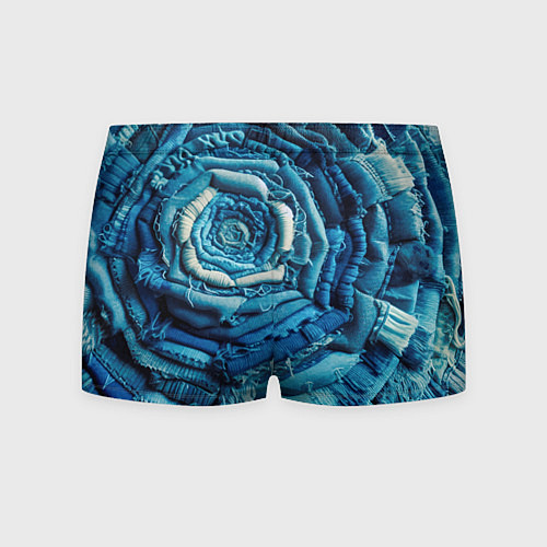 Мужские трусы Джинсовая роза - нейросеть / 3D-принт – фото 2