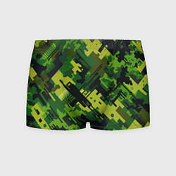 Трусы-боксеры мужские Camouflage - pattern ai art, цвет: 3D-принт