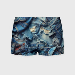 Трусы-боксеры мужские Denim rags - fashion trend, цвет: 3D-принт