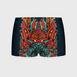 Трусы-боксеры мужские Киборг самурай, цвет: 3D-принт