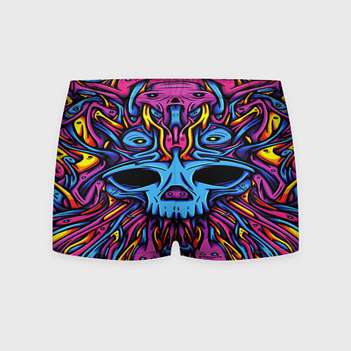 Мужские трусы Skull tatoo steel / 3D-принт – фото 2