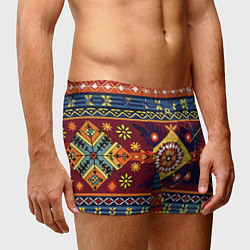 Трусы-боксеры мужские Стиль советского ковра узоры и орнамент, цвет: 3D-принт — фото 2