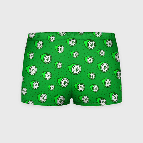 Мужские трусы Лимонный паттерн / 3D-принт – фото 2