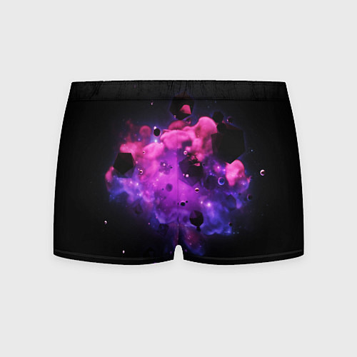 Мужские трусы Космическая геометрия / 3D-принт – фото 2