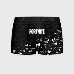 Трусы-боксеры мужские Fortnite pattern black, цвет: 3D-принт