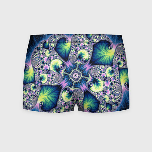Мужские трусы Оптический фрактал абстрактные узоры / 3D-принт – фото 2