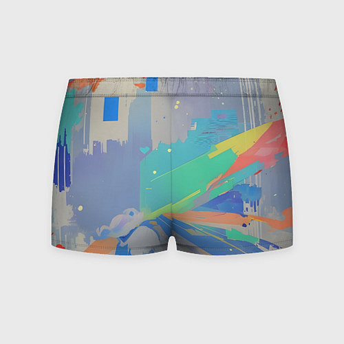 Мужские трусы Краска абстракция / 3D-принт – фото 2