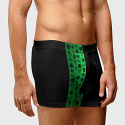 Трусы-боксеры мужские Новогодние узоры, цвет: 3D-принт — фото 2