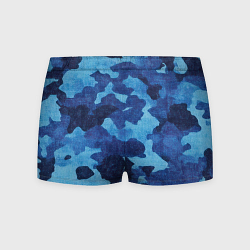 Мужские трусы Синий камуфляж / 3D-принт – фото 2