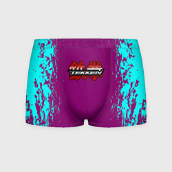 Мужские трусы Tekken краски неон