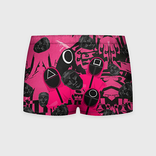 Мужские трусы Игра в кальмара маска распорядителя и стражи / 3D-принт – фото 2