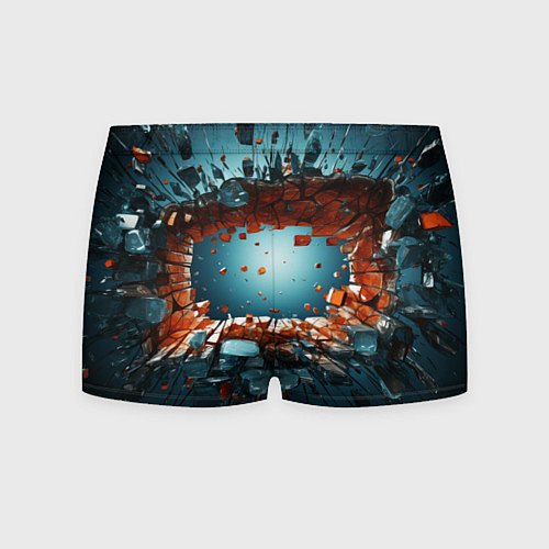 Мужские трусы Объемная дыра из частиц / 3D-принт – фото 2