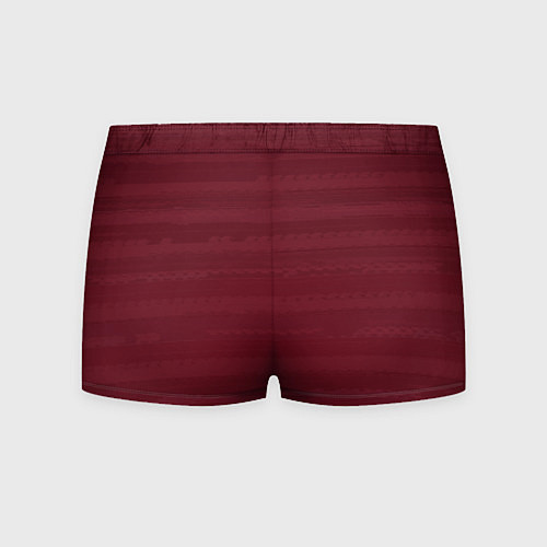 Мужские трусы Винный красный полосатый / 3D-принт – фото 2