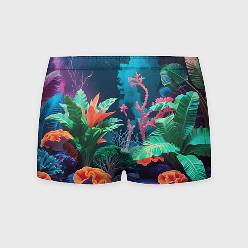 Мужские трусы Морские растения / 3D-принт – фото 2