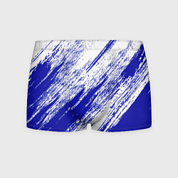 Трусы-боксеры мужские The color is white and blue, цвет: 3D-принт