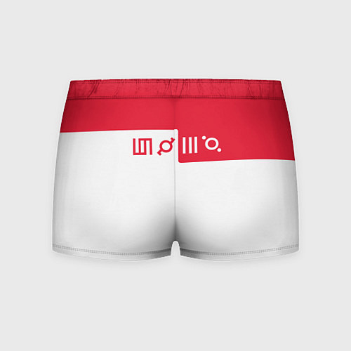 Мужские трусы 30 Seconds to Mars poster / 3D-принт – фото 2