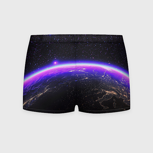 Мужские трусы Планета и неоновое свечение / 3D-принт – фото 2
