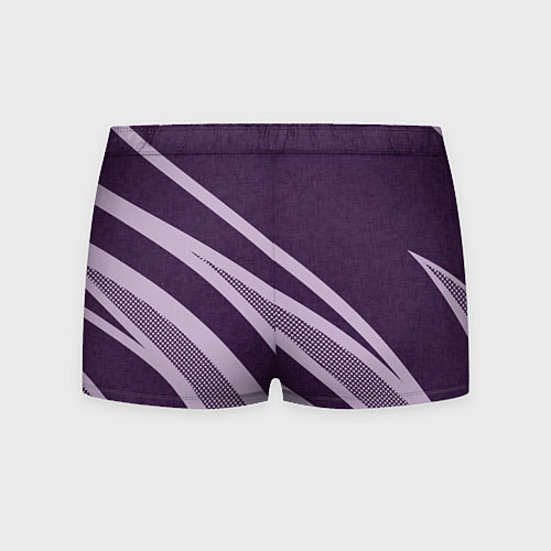 Мужские трусы Фиолетовый абстрактный с полосой / 3D-принт – фото 2