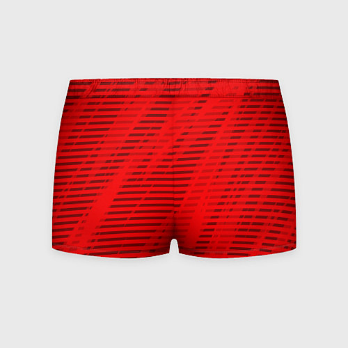 Мужские трусы Красный полосатый / 3D-принт – фото 2