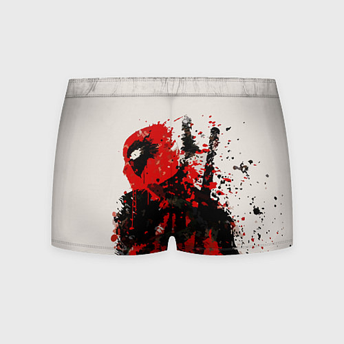 Мужские трусы Дэдпул брызги / 3D-принт – фото 2