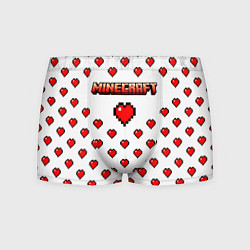 Трусы-боксеры мужские Minecraft любовь, цвет: 3D-принт