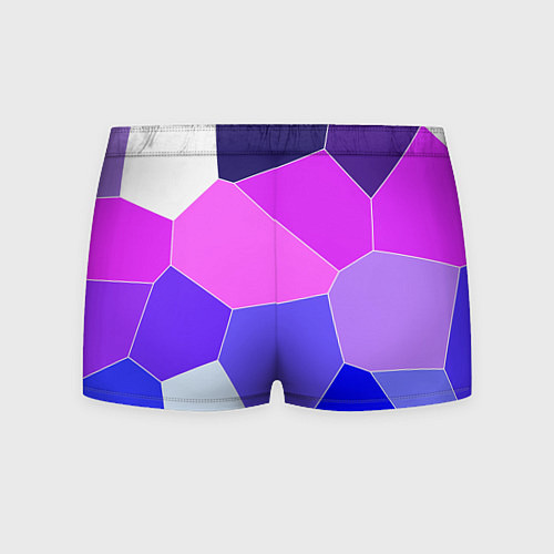 Мужские трусы Сине-розовый крупные фрагменты / 3D-принт – фото 2