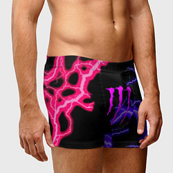 Трусы-боксеры мужские Monster energy неоновый шторм, цвет: 3D-принт — фото 2