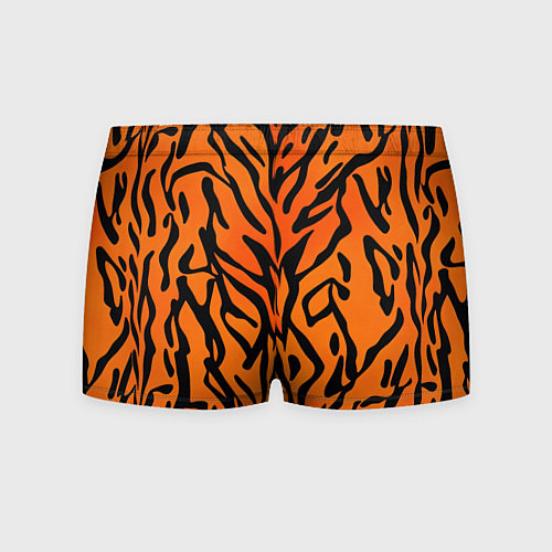 Мужские трусы Тигровый огненный паттерн / 3D-принт – фото 2