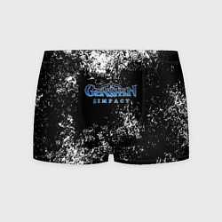 Мужские трусы Genshin Impact брызги красок