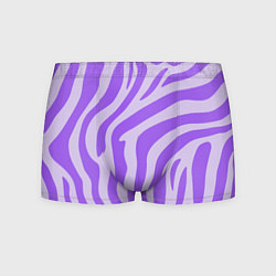 Трусы-боксеры мужские Лавандовый тигровый паттерн, цвет: 3D-принт