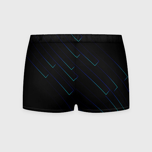 Мужские трусы Color blue black / 3D-принт – фото 2