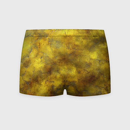 Мужские трусы Золотая ржавая текстура / 3D-принт – фото 2