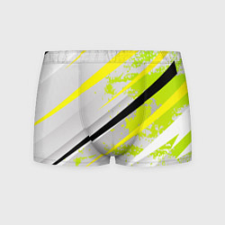 Трусы-боксеры мужские Color white light green, цвет: 3D-принт