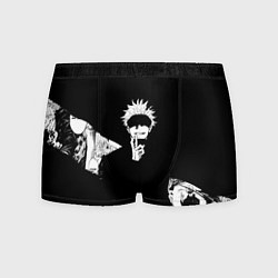 Трусы-боксеры мужские Сатору годжо битва, цвет: 3D-принт