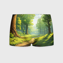 Трусы-боксеры мужские Fabulous forest, цвет: 3D-принт