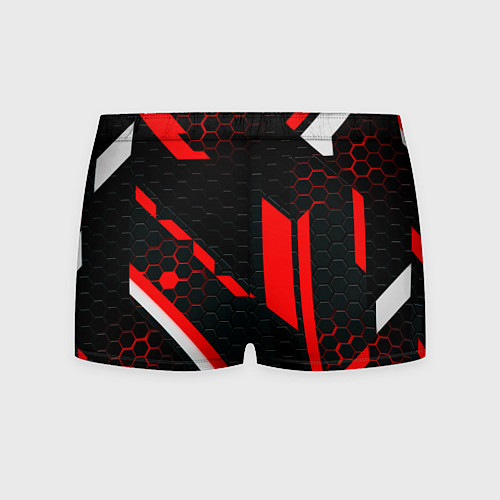 Мужские трусы Monster energy sport geometry / 3D-принт – фото 2