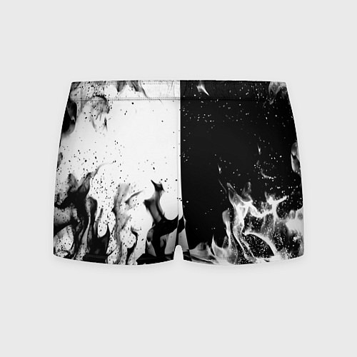 Мужские трусы BMW black fire / 3D-принт – фото 2