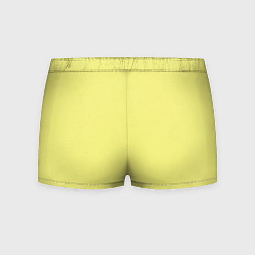 Мужские трусы Сливочно жёлтый цвет / 3D-принт – фото 2