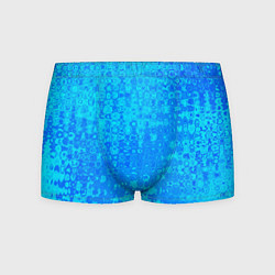 Мужские трусы Голубой неоновый абстрактная текстура