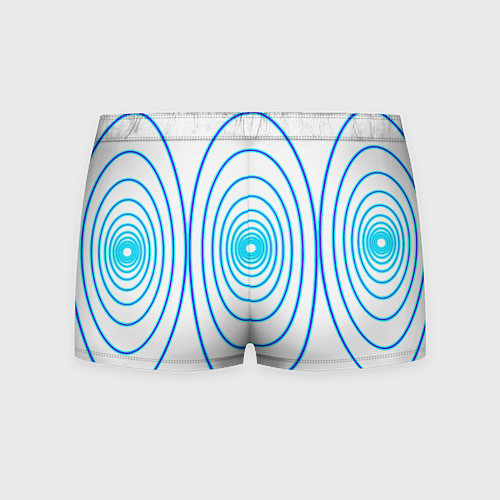 Мужские трусы Овалы с свечением / 3D-принт – фото 2