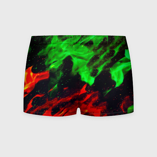 Мужские трусы Monster energy огонь лого / 3D-принт – фото 2