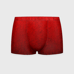 Мужские трусы Градиент красный текстурированный в тёмный