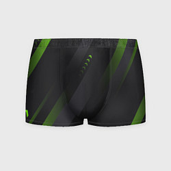 Мужские трусы Color black green