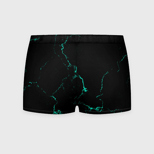 Мужские трусы Color black turquoise / 3D-принт – фото 2