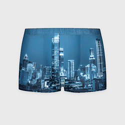 Трусы-боксеры мужские City, цвет: 3D-принт