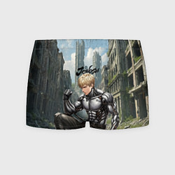 Трусы-боксеры мужские Генос в городе, цвет: 3D-принт
